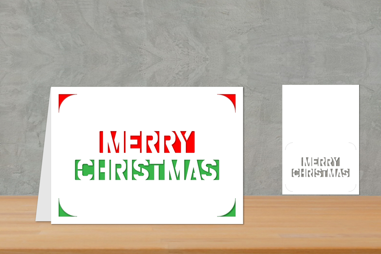Christmas card, Simple Christmas Card, Christmas Insert Card