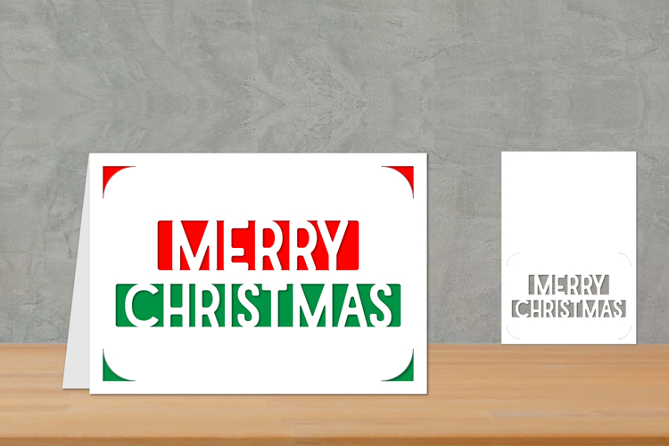 Christmas card, Simple Christmas Card, Christmas Insert Card