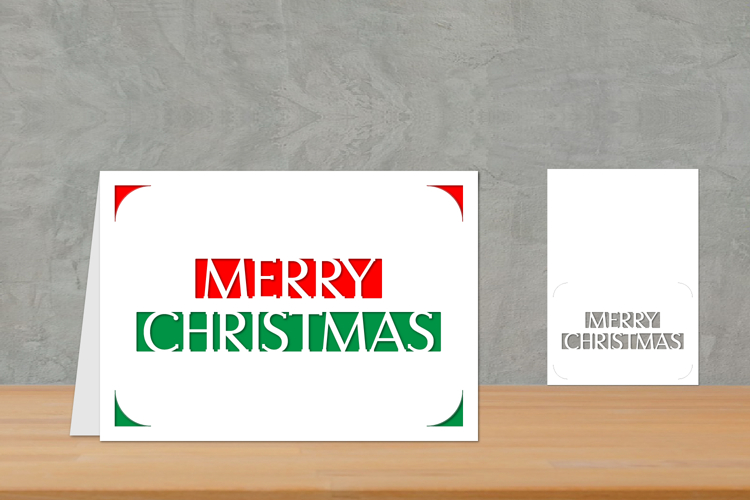 Christmas card, Simple Christmas Card, Christmas Insert Card