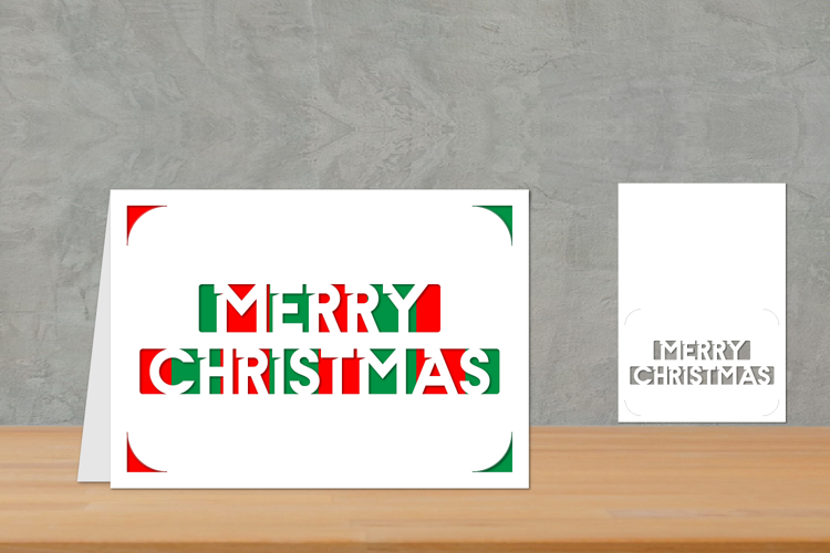 Christmas card, Simple Christmas Card, Christmas Insert Card