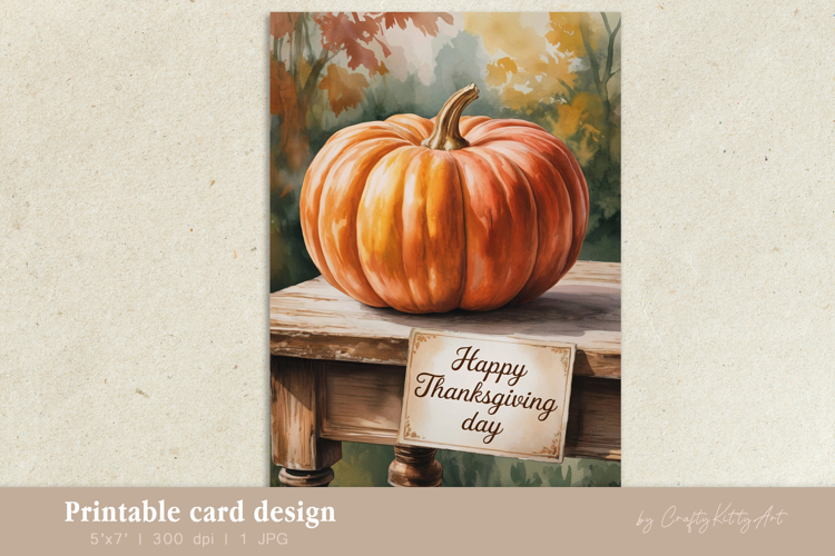 Thanksgiving Card Template