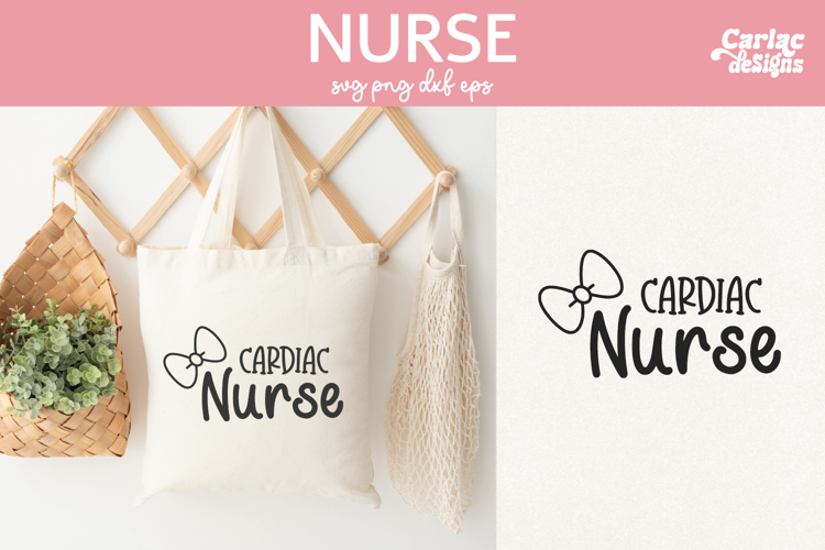 Cardiac Nurse SVG, Nurse SVG