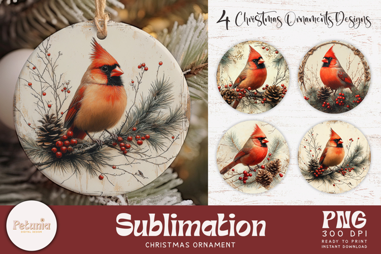Christmas Ornament Sublimation Designs Image 20