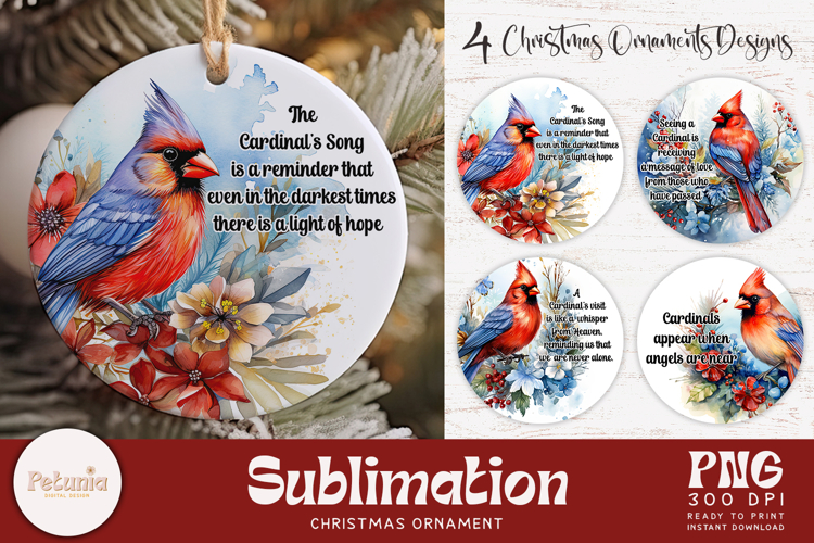 Christmas Ornament Sublimation Designs Image 23