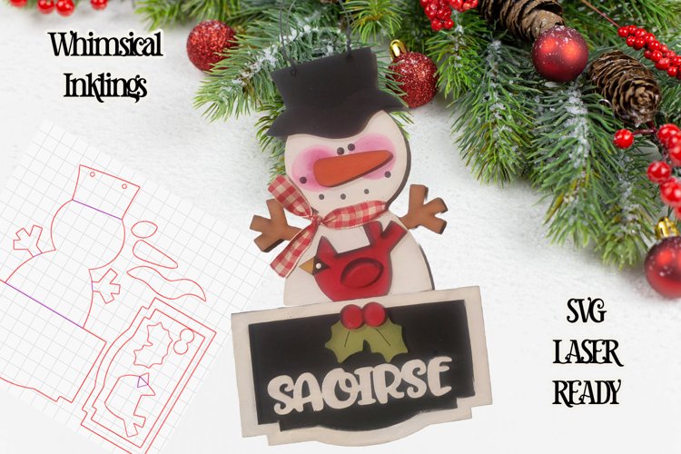Christmas Snowman Svg Image 20
