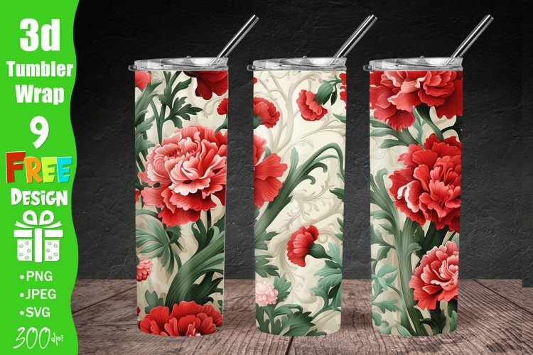 20 Oz Sublimation Tumbler Wrap Image 12