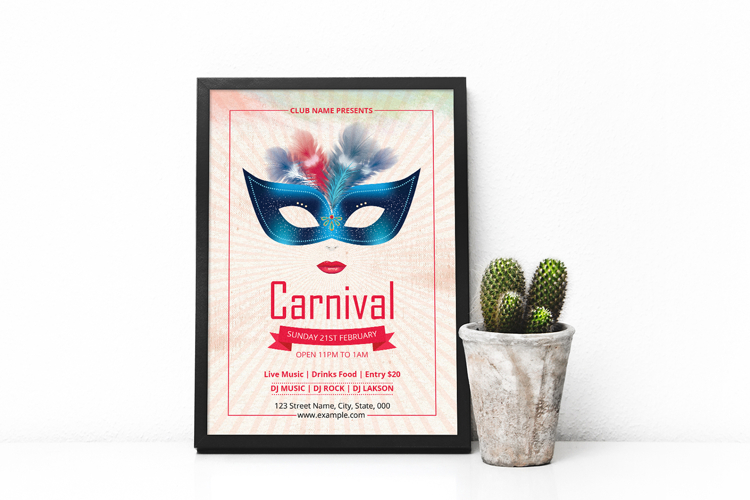 Carnival Party Invitation Flyer