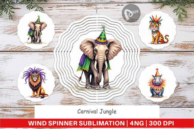 Enchanted Forest Masquerade Wind Spinner