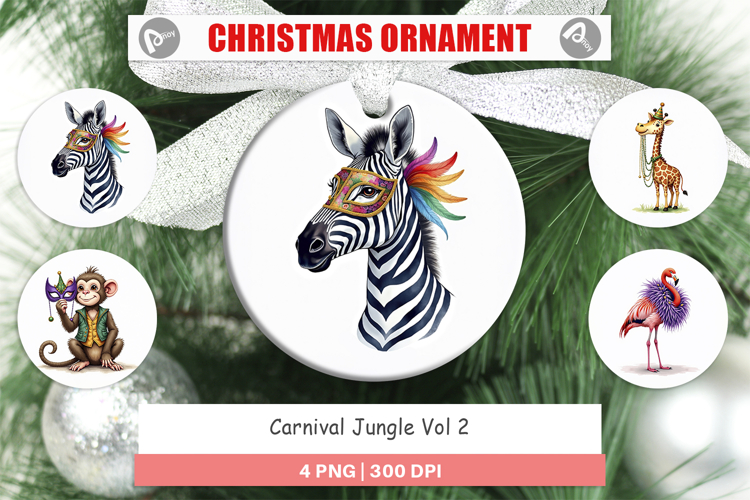 Enchanted Forest Masquerade Ornament