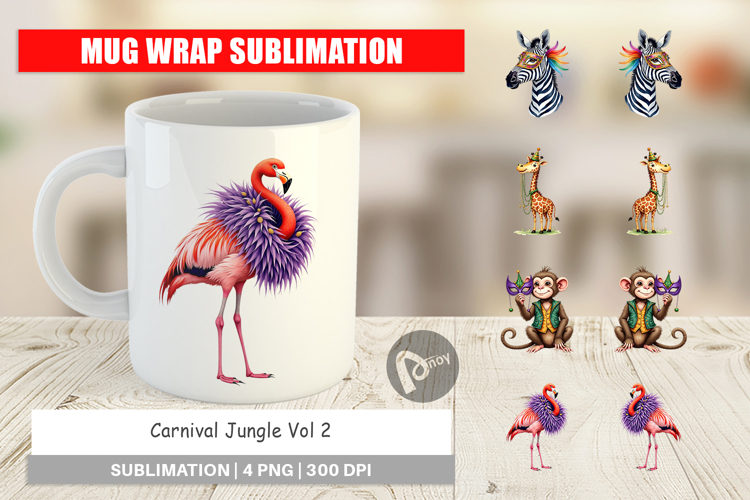 Enchanted Forest Masquerade Mug Wrap