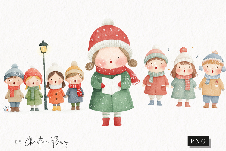Christmas Watercolor Clipart Image 24