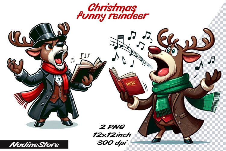 Reindeer Clipart Image 6