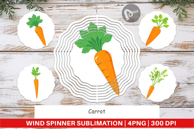 Wind Spinner Carrot example image 1