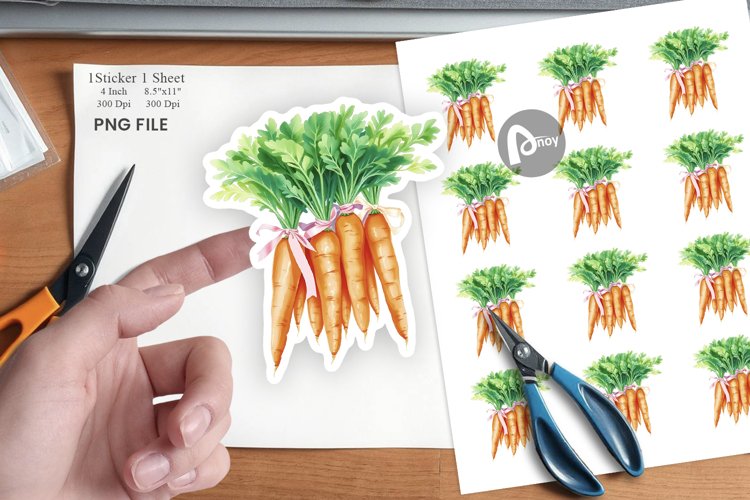 Carrot Sticker