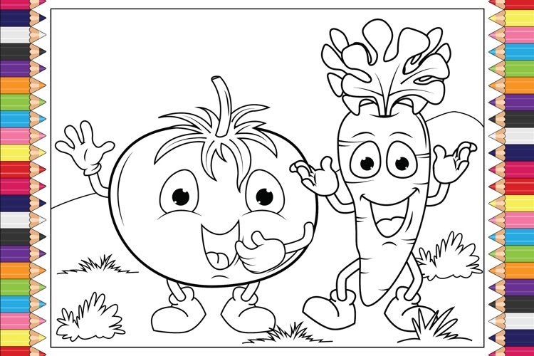 coloring pages for kids example image 1