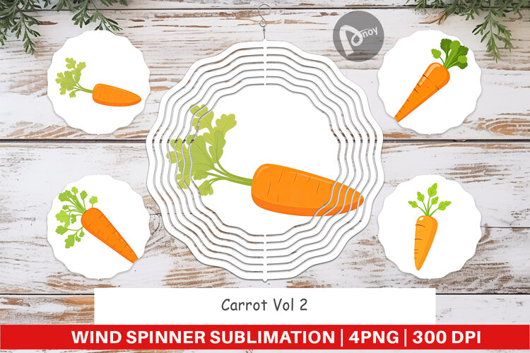 Wind Spinner Carrot example image 1