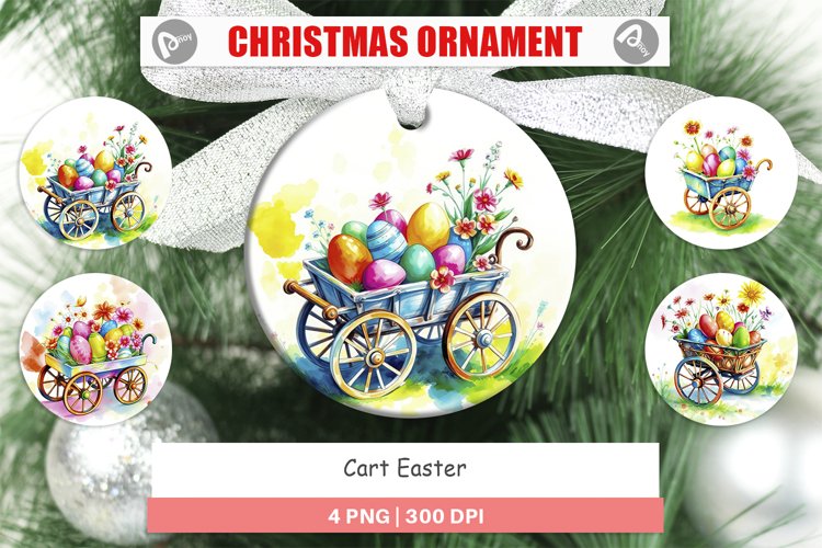 Christmas Ornaments Cart Easter example image 1