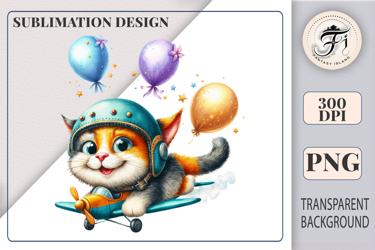 Cute Cat Clipart Image 4