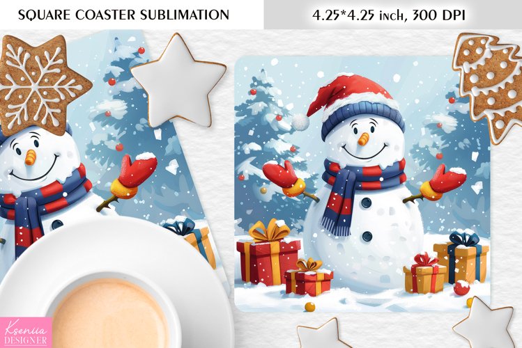 Cute Snowman Clipart Image 5