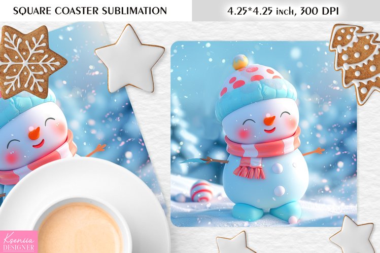 Cute Snowman Clipart Image 2