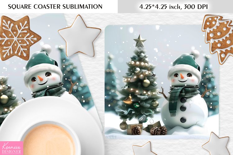 Cute Snowman Clipart Image 8