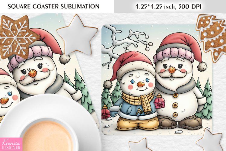 Cute Snowman Clipart Image 2