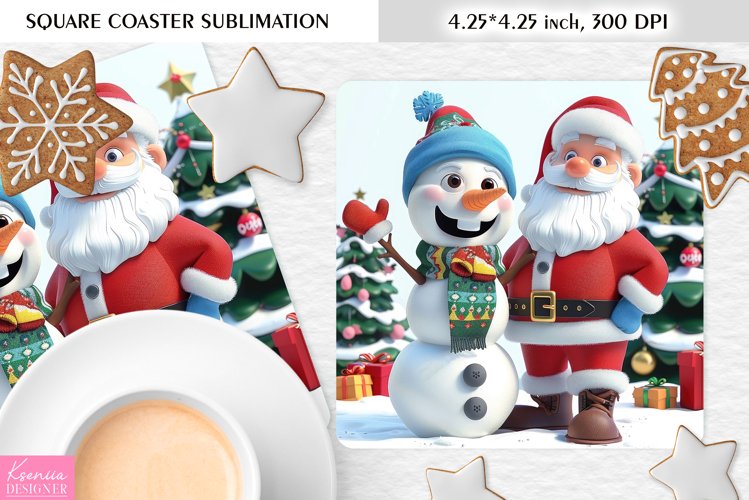 Cute Snowman Clipart Image 3