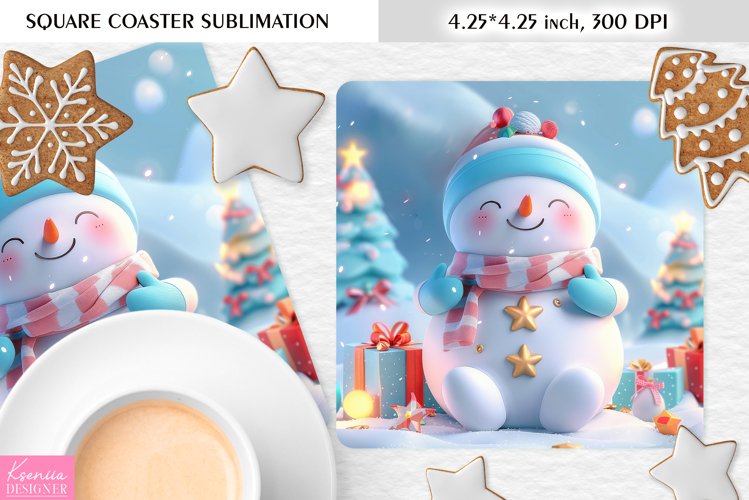 Cute Snowman Clipart Image 23