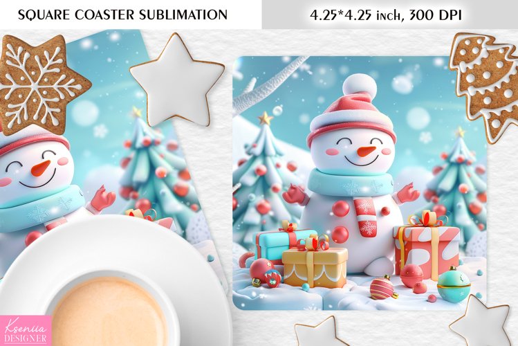Cute Snowman Clipart Image 22