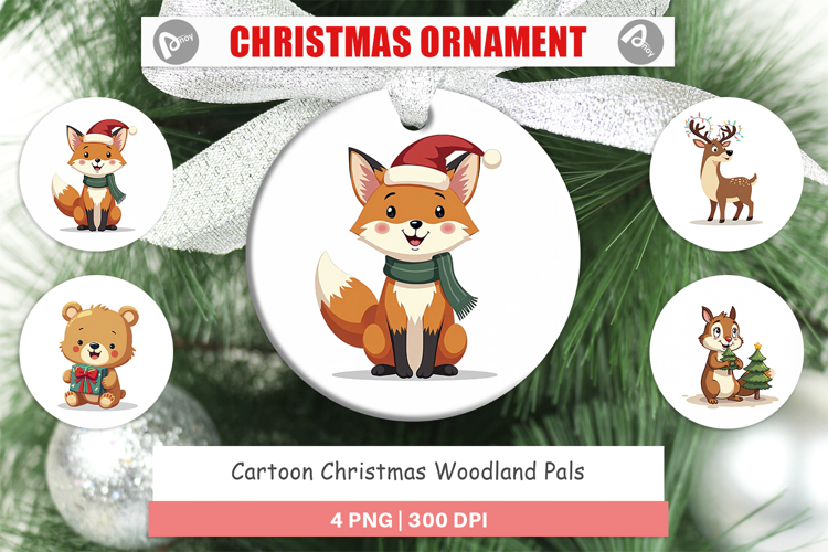 Christmas Woodland Pals Ornament