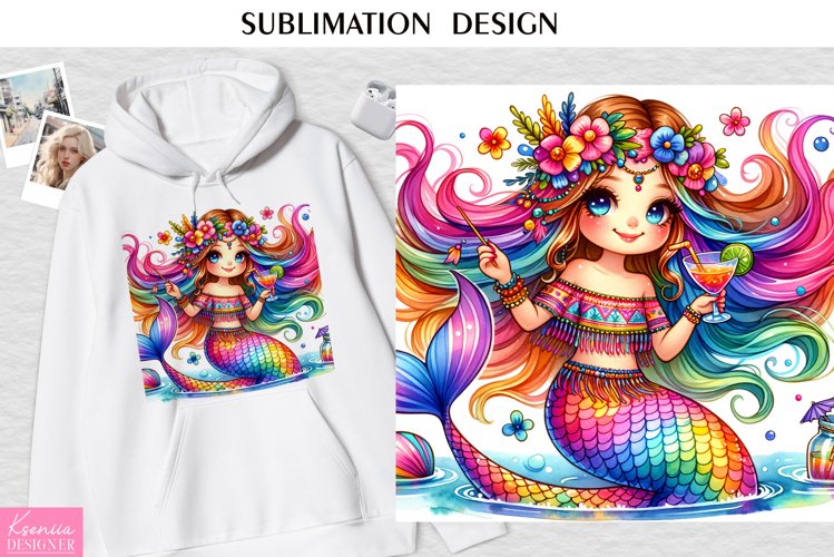 Mermaid Clipart Image 21
