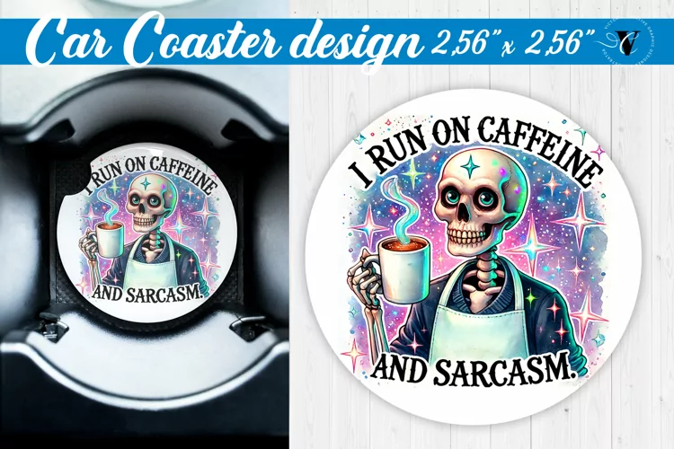 Car Coaster | Skeleton coaster | Halloween