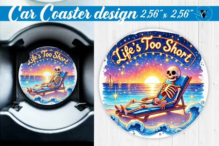 Car Coaster | Skeleton coaster | Halloween