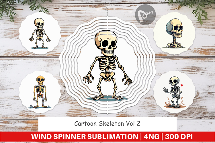 Dancing Skeleton Clipart Image 3