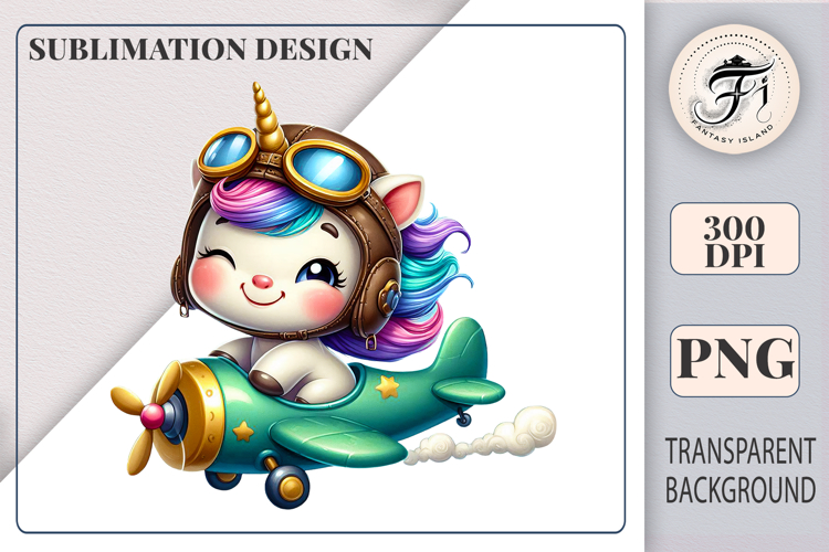 Cute Unicorn Clipart Image 4