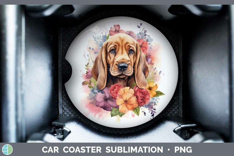 GorgeousCartoon Watercolor Car Coaster design.