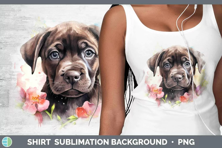 Cartoon Watercolor Cane Corso Shirt | Sublimation Sublimatio