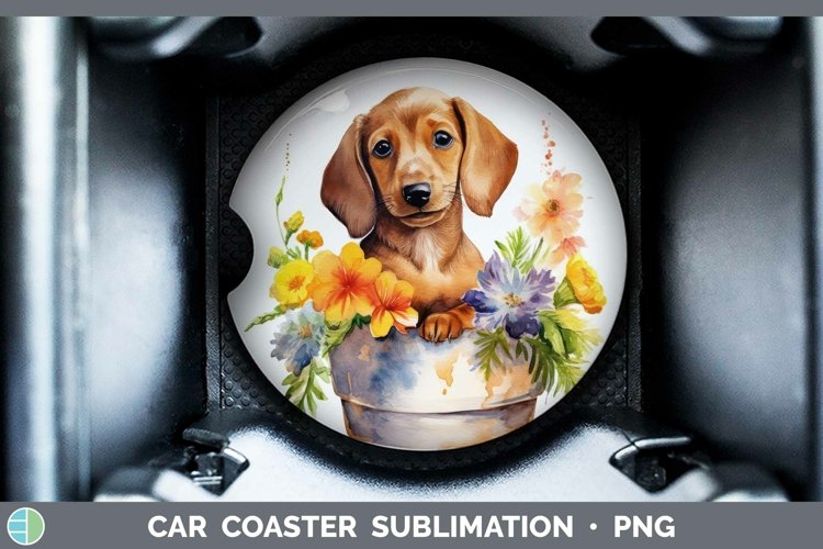 GorgeousCartoon Watercolor Car Coaster design.