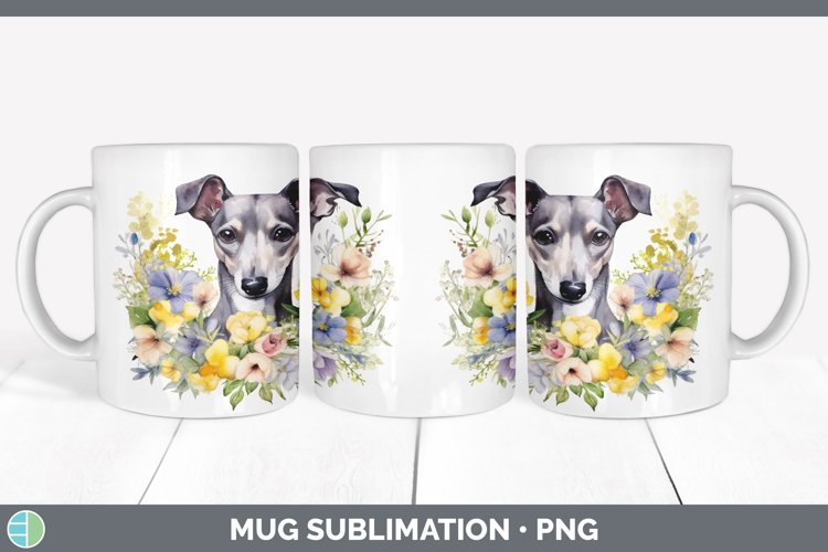 GorgeousCartoon Watercolor Mug Wrap design.
