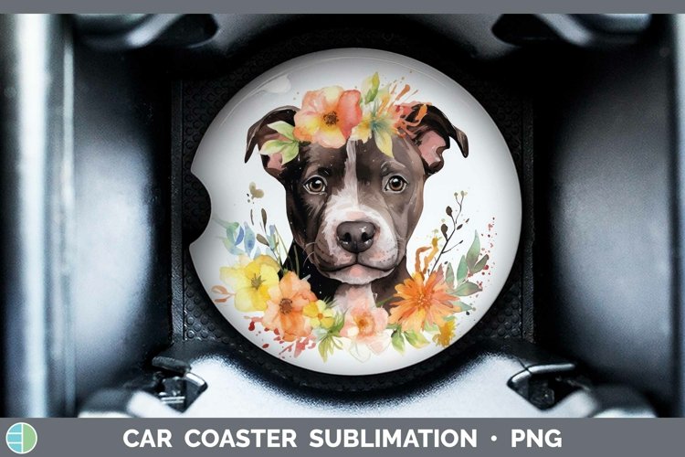 GorgeousCartoon Watercolor Car Coaster design.