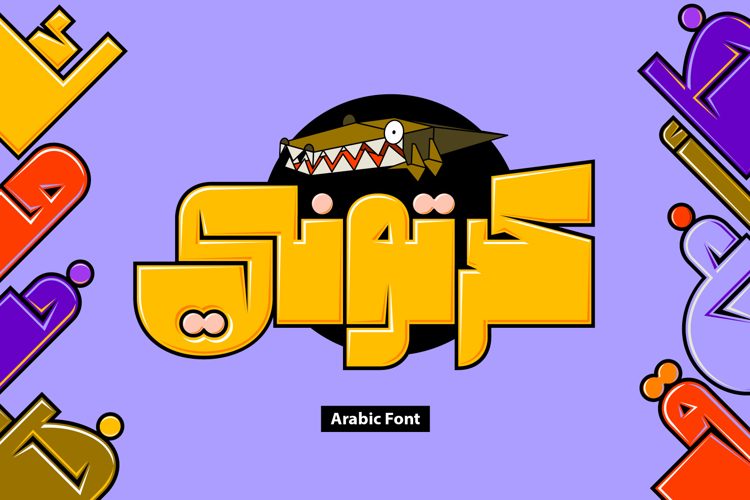 Cartoony - Arabic Color Font