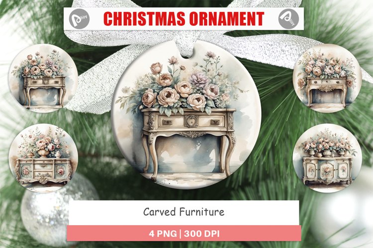 Vintage Ornament Clipart Image 5