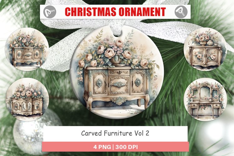 Vintage Ornament Clipart Image 3