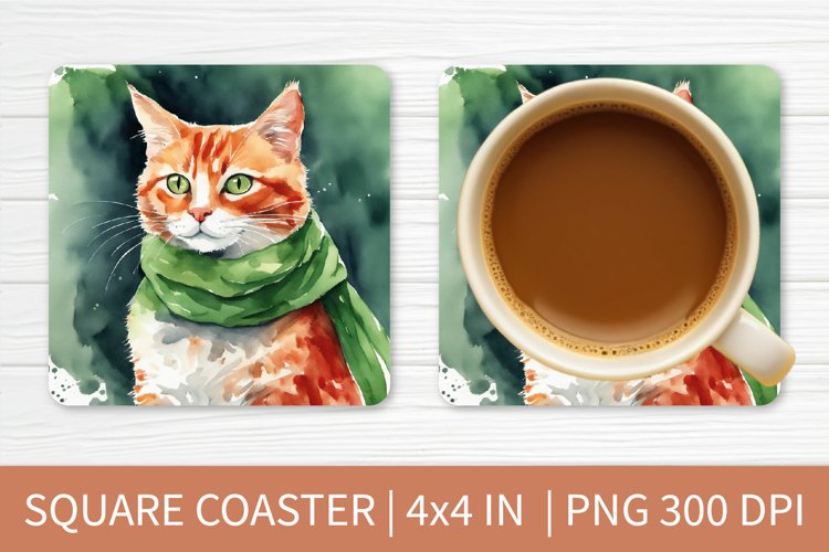 Cat Watercolor Image 9