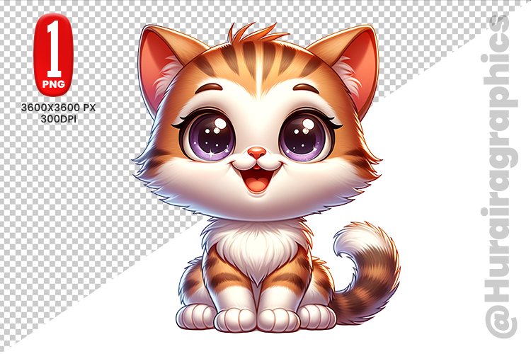 Cute Cat Clipart Image 24