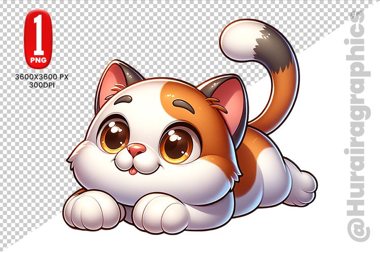 Cute Cat Clipart Image 4