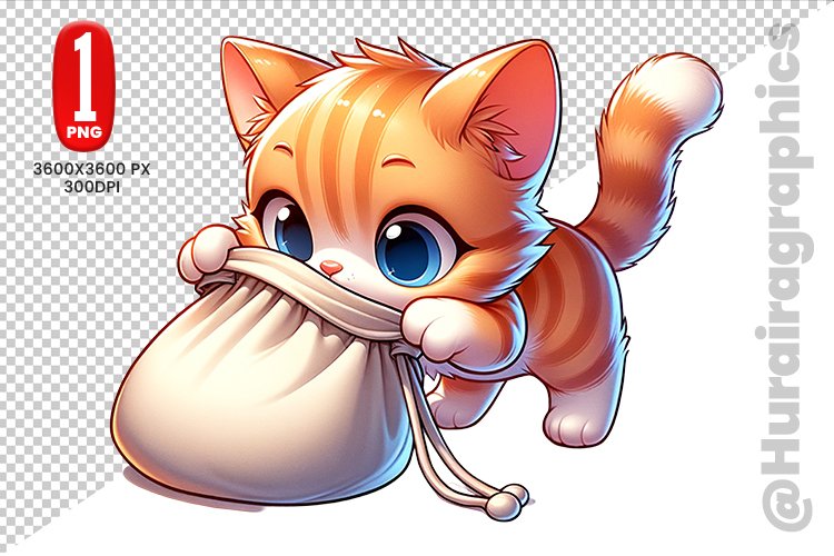 Cute Cat Clipart Image 18