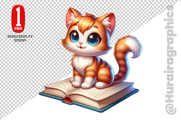 Cute Cat Clipart Image 3