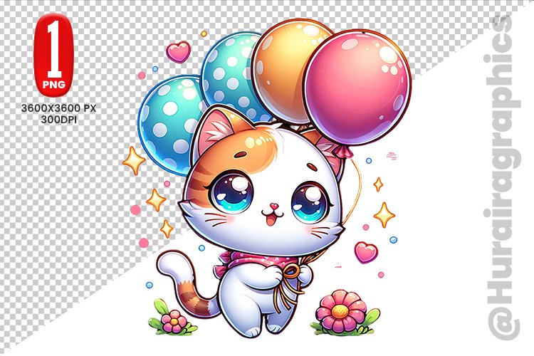 Cute Cat Clipart Image 21
