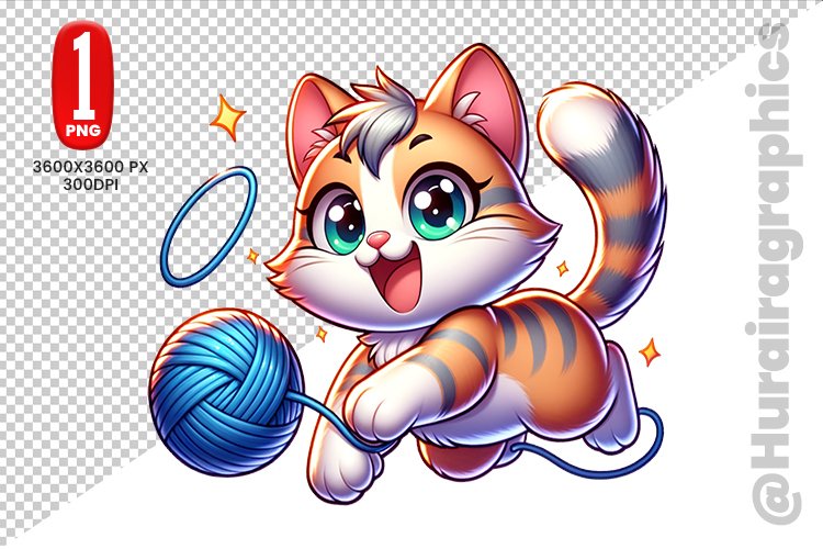 Cute Cat Clipart Image 20